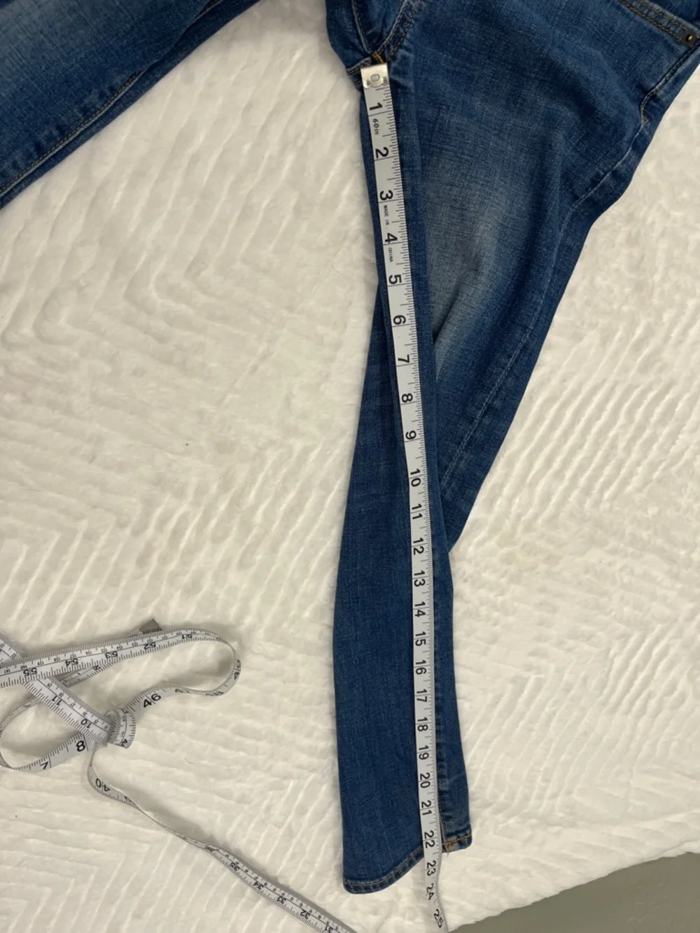 Girls‎ Gap Classic Midwash Blue Straight Jeans Size 8 slide closure